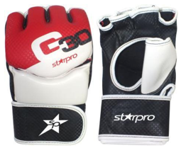 MMA-handschoen Starpro G30 | rood-zwart-wit