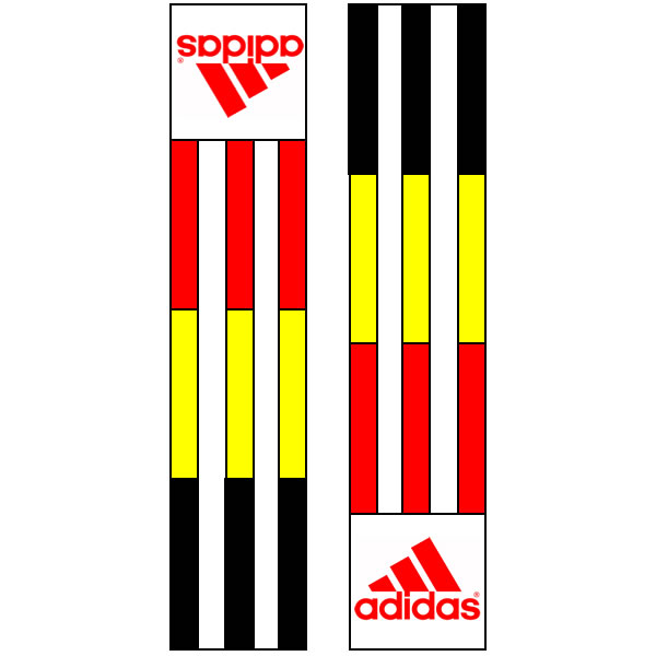 Adidas-schouderlabels voor je judopak | Belgische vlag