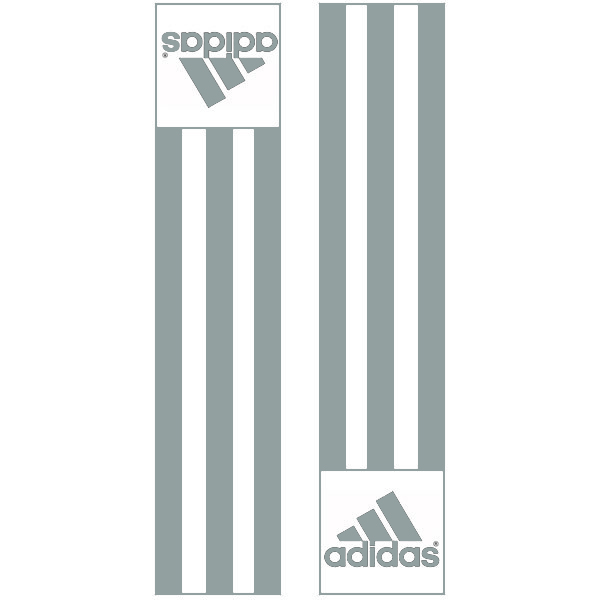 Adidas-schouderlabels voor je judopak | grijs
