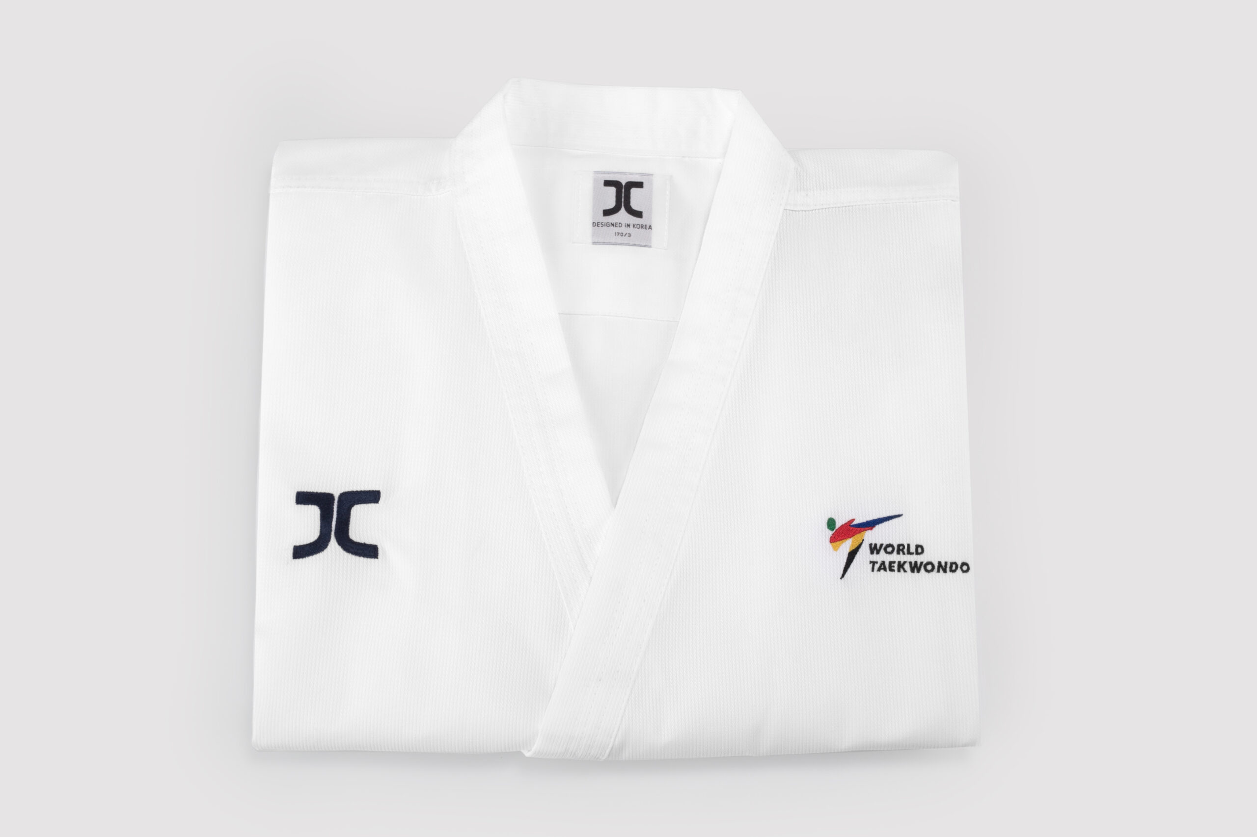 Poomsae taekwondo-pak mannen JC-Club | WT | wit