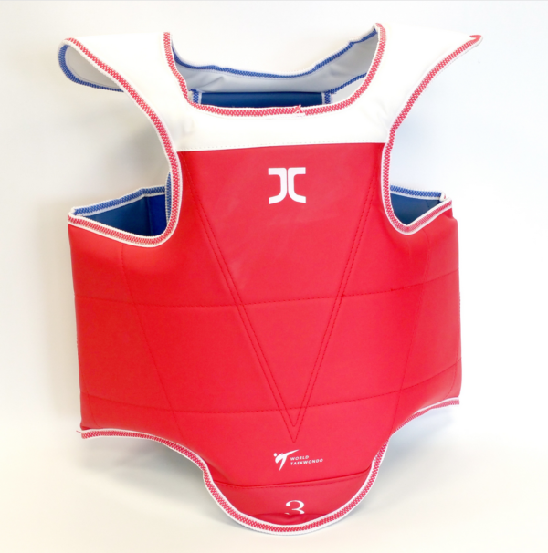Taekwondo-borstbeschermer (omkeerbaar) JC-Quick fasten | WT