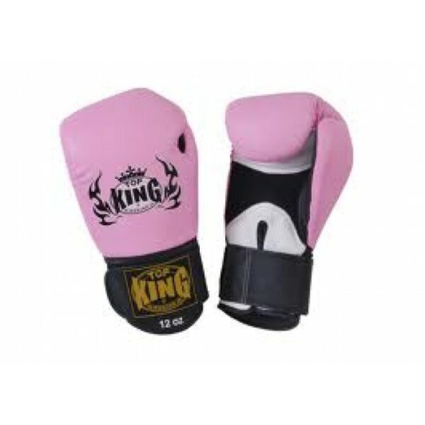 Top King muay thai Boxing gloves ''air'' Pink (OP=OP)