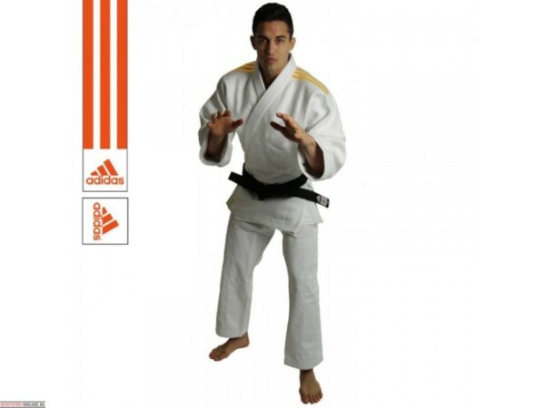 Judopak Adidas wedstrijden en trainingen | J690 | wit-oranje