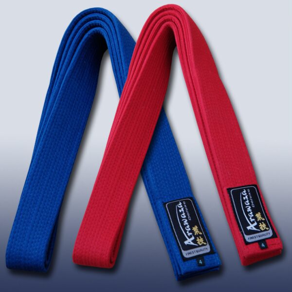 Karate-band voor kata (competitie) Arawaza | rood & blauw