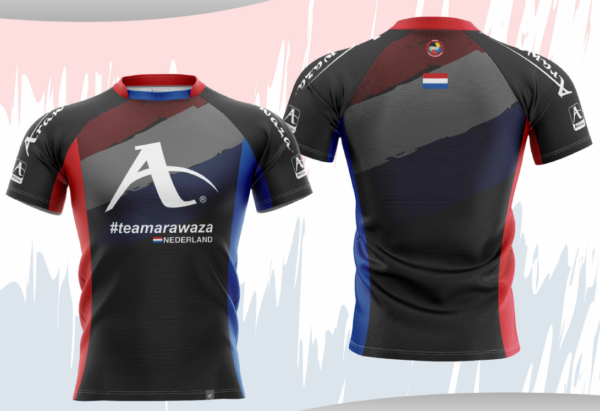 T-shirt Arawaza | dry-fit | #teamArawaza Nederland