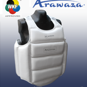 Bodyprotector voor karate Arawaza | U14 WKF | wit