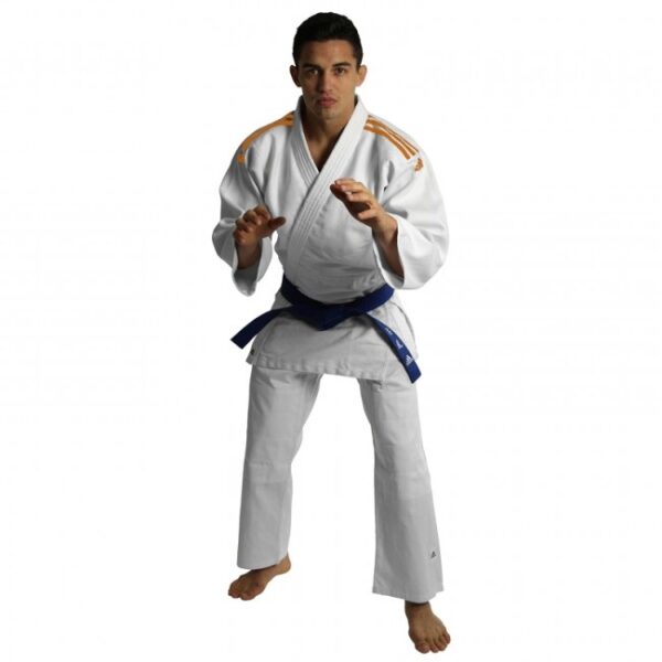 Judopak Adidas voor beginners & kinderen | J350 | wit-oranje