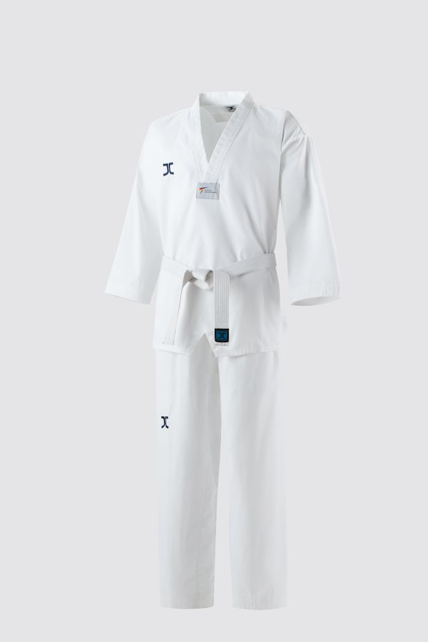 Taekwondo-pak (dobok) voor beginners JCalicu-Club | WT | wit