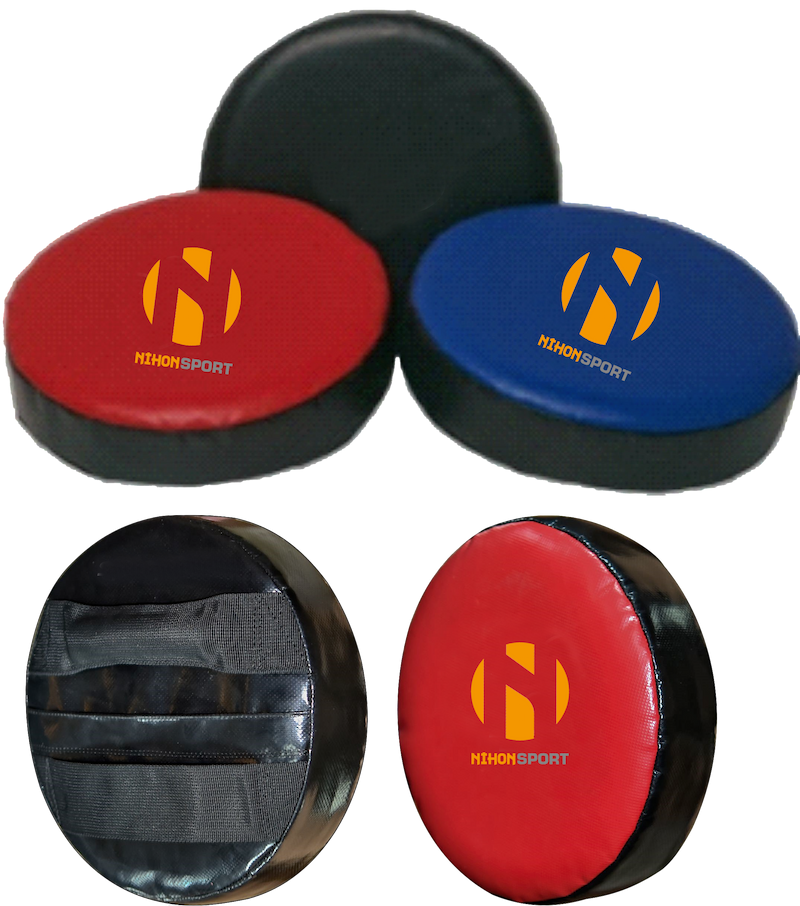 Stootkussen rond (focus mitt) Nihon I zwart, blauw of rood