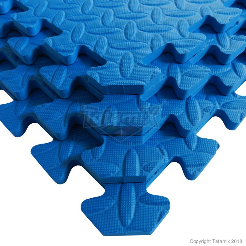 Puzzelmat yoga, gym & spel Tatamix | 1 cm blue| minimum 10x