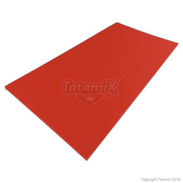 Tatamix judomat voor wedstijden | 200 x 100 x 5 cm | rood