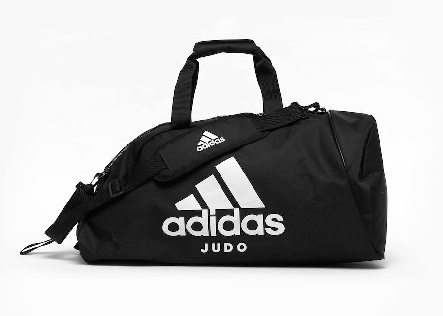 samenkomen Onophoudelijk toegang Judotas Adidas - sporttas en rugzak ineen | zwart-wit - ADIACC052J-BW