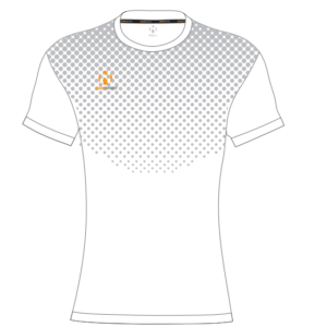 Nihon sportshirt 'Dots' voor vrouwen | wit